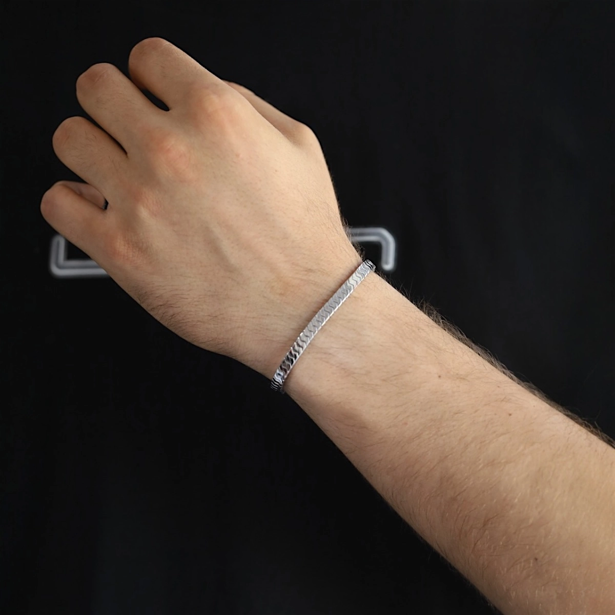 925 Sterling Z Model Imported Silver Bracelet