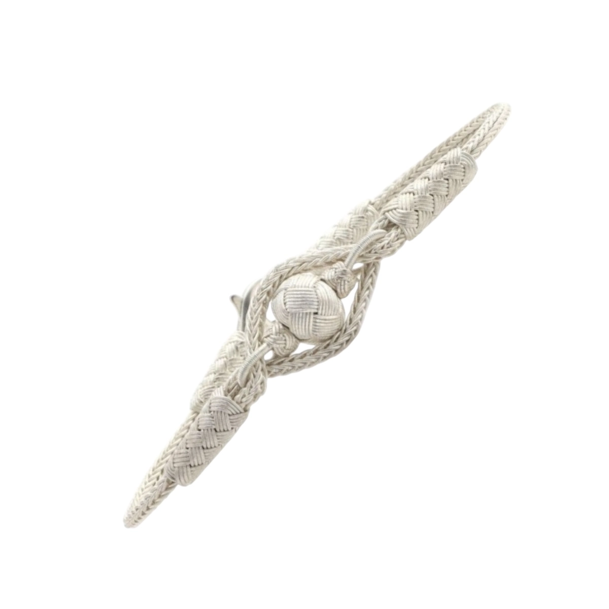 Kazaziye Gümüş Beyaz Orta Saha Bileklik