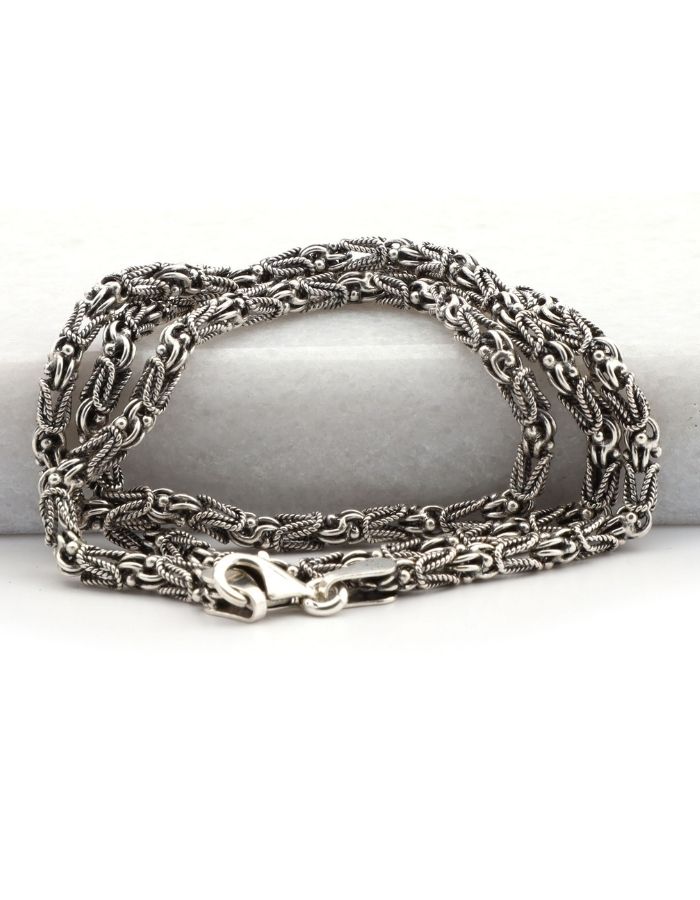 925 Sterling Albanian Chain Necklace