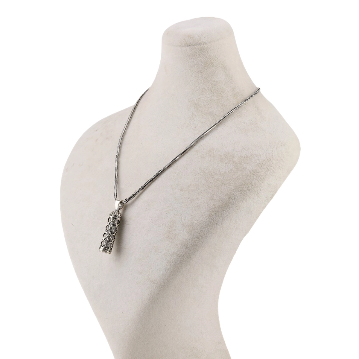 925 Sterling Silver Star and Crescent Necklace