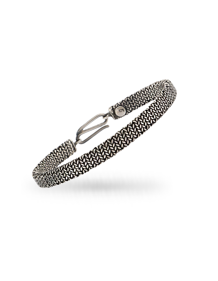 Filigree Men’s Silver Bracelet