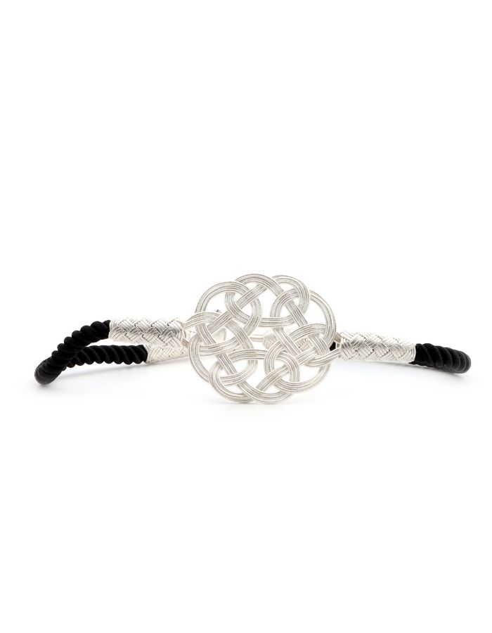 Corded Kazaziye Silver Bracelet