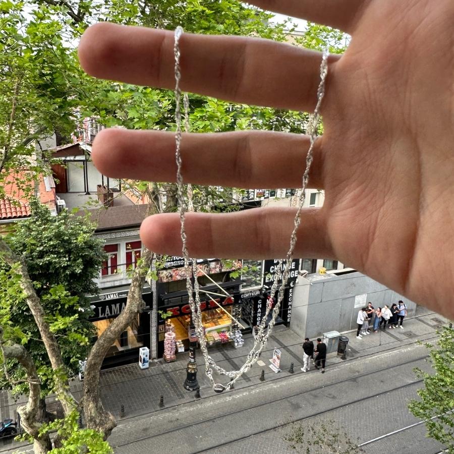 Singapore 50cm Silver Chain