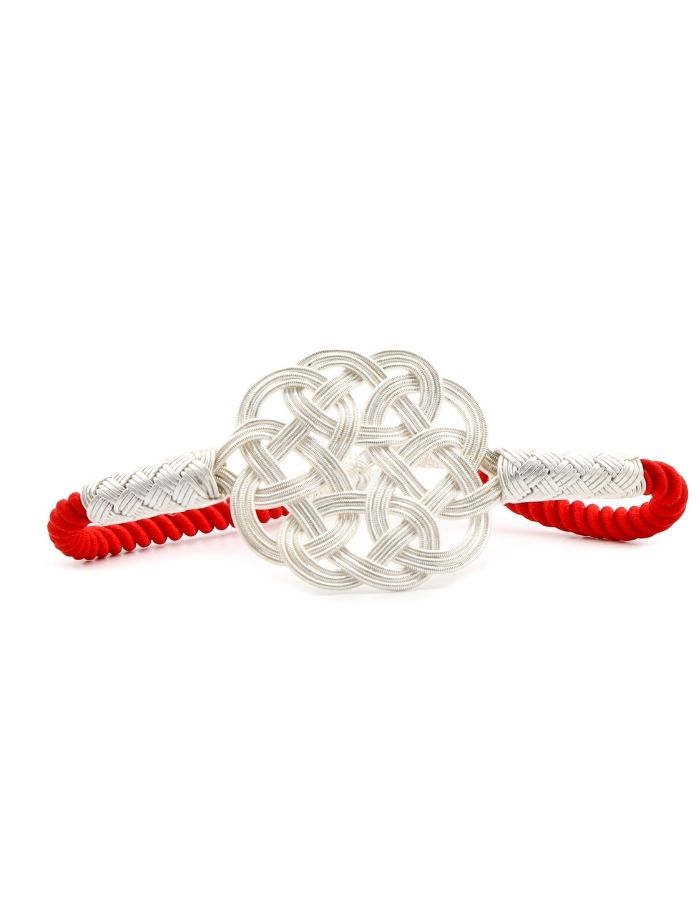 Corded Kazaziye Silver Bracelet