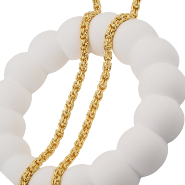 925 Sterling Silver Womens Albanian Chain Necklace