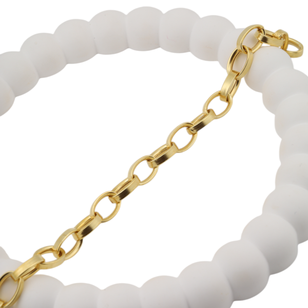 22 carat Gold Plated Lady Silver Womens Bracelet