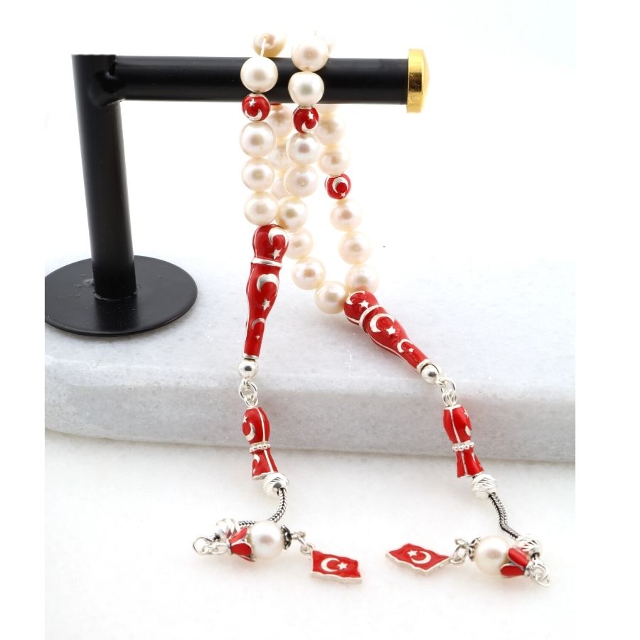 Zaza Moon Star Pearl Rosary