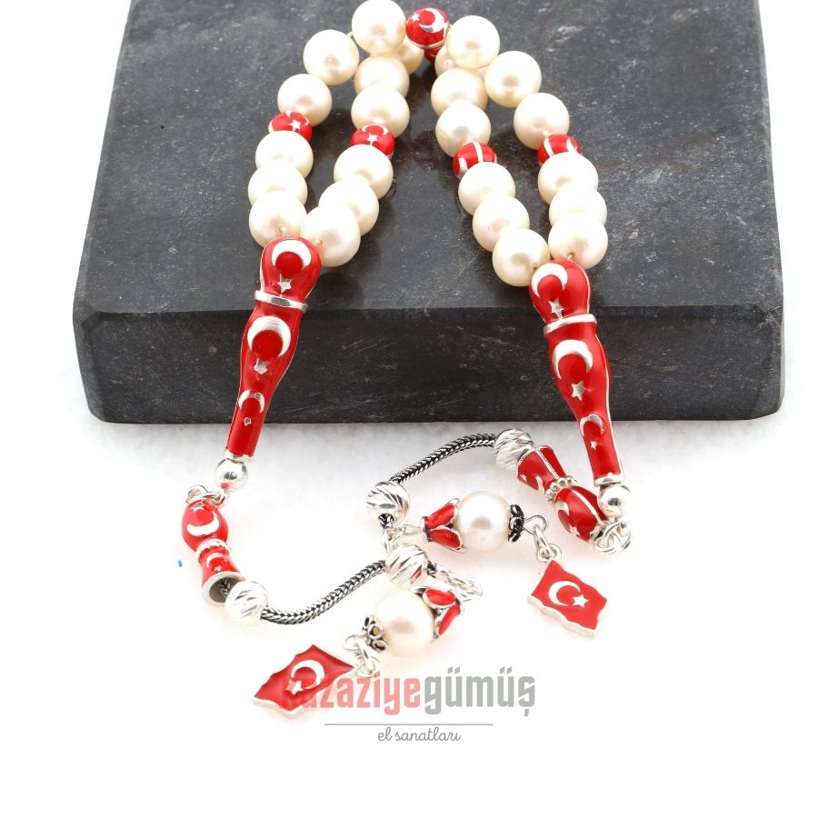 Zaza Moon Star Pearl Rosary