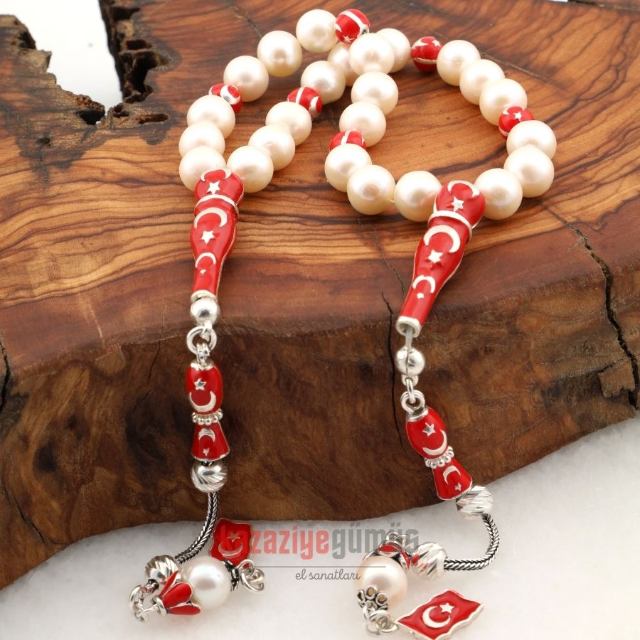 Zaza Moon Star Pearl Rosary