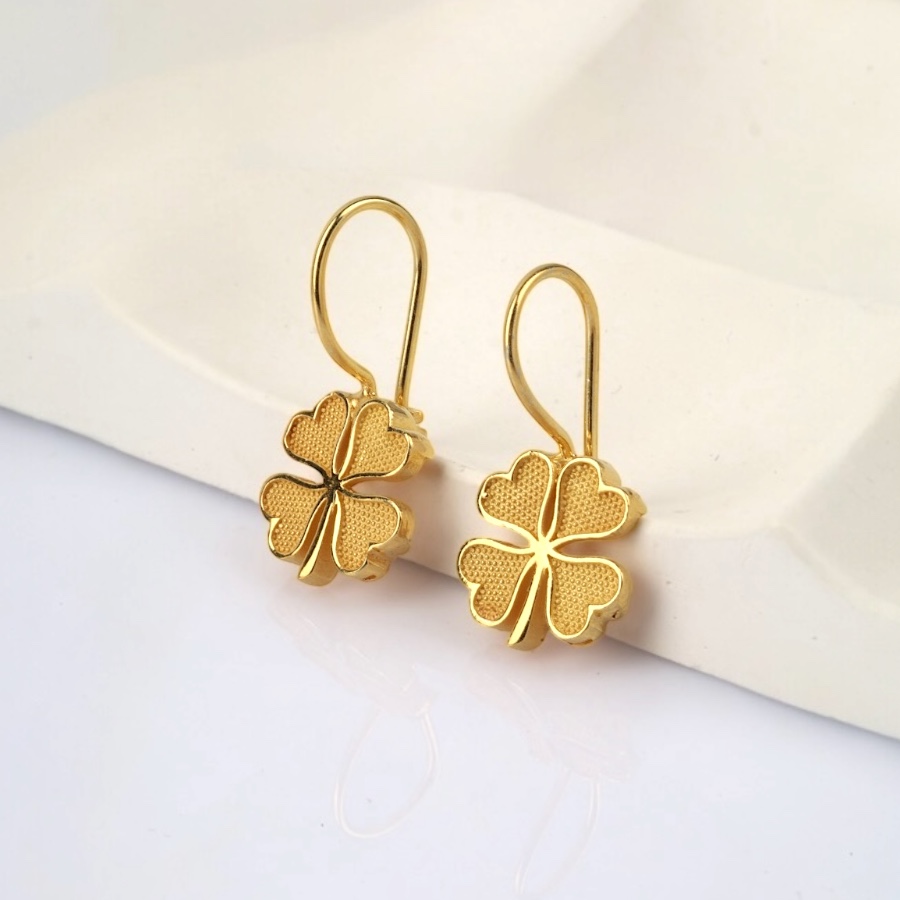 925 Sterling Silver Clover Women’s Earrings