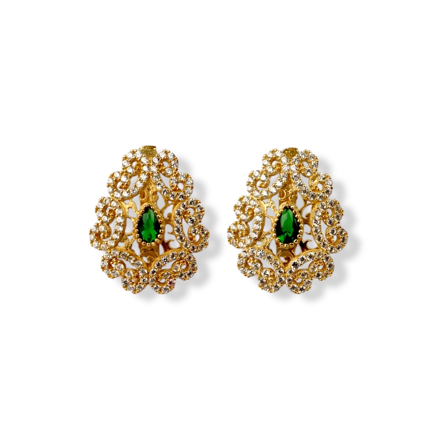 925 Sterling Silver Earrings with Stone Drops