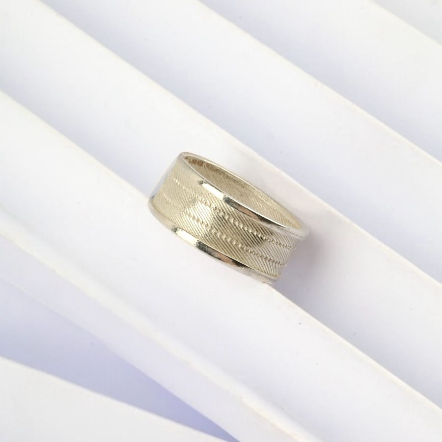 925 K Trabzon Hasırı Silver Ring