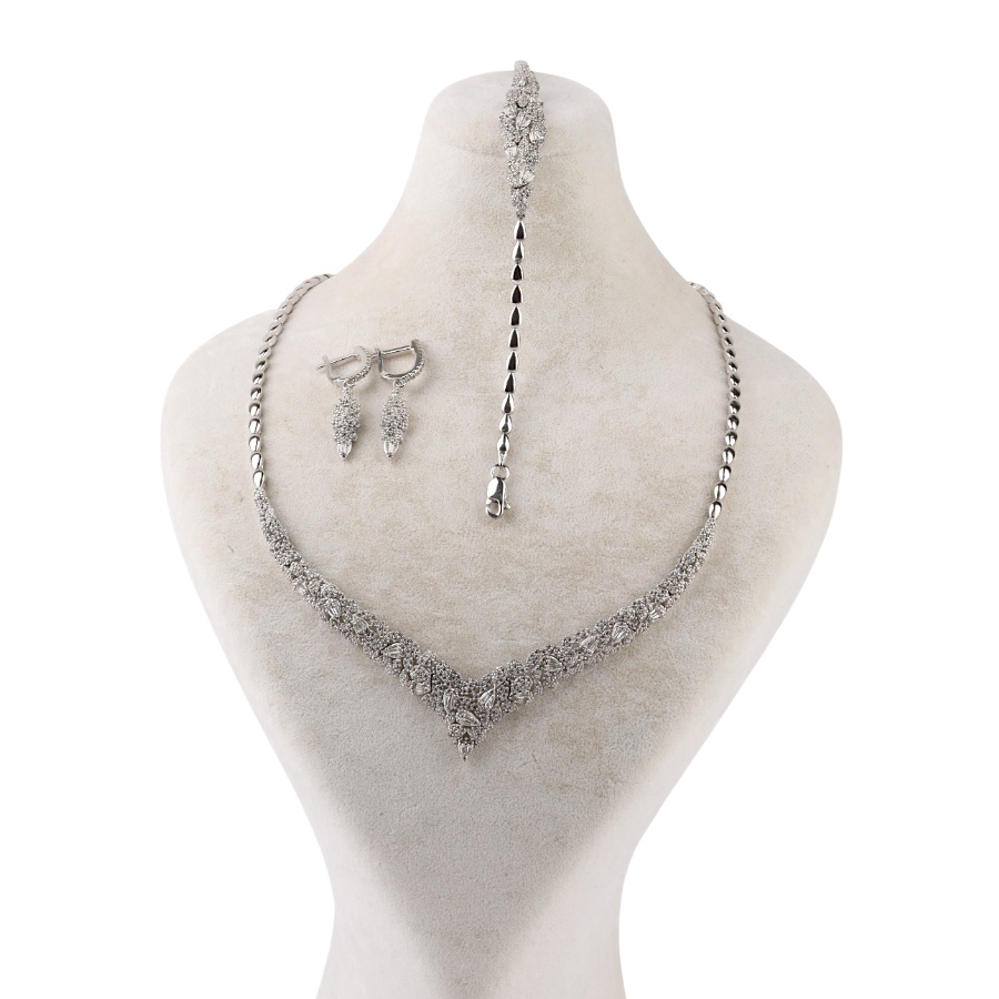925 Sterling Silver Ivy Waterway Set