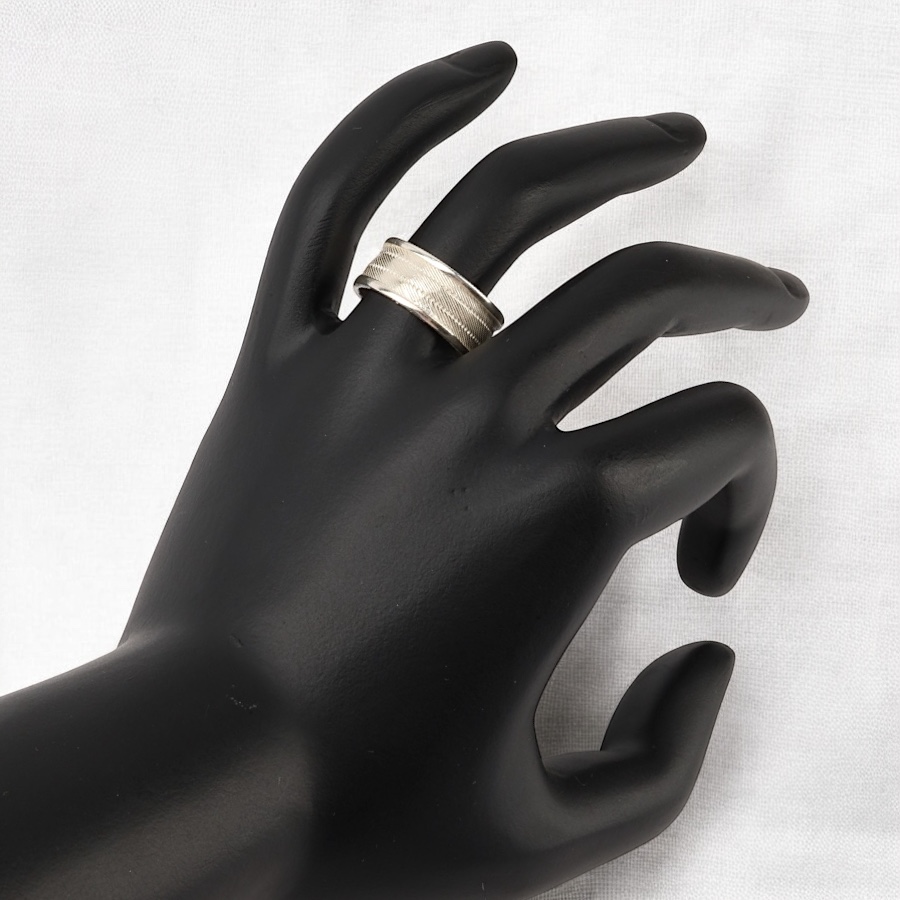 925 Sterling Trabzon Straw Silver Ring