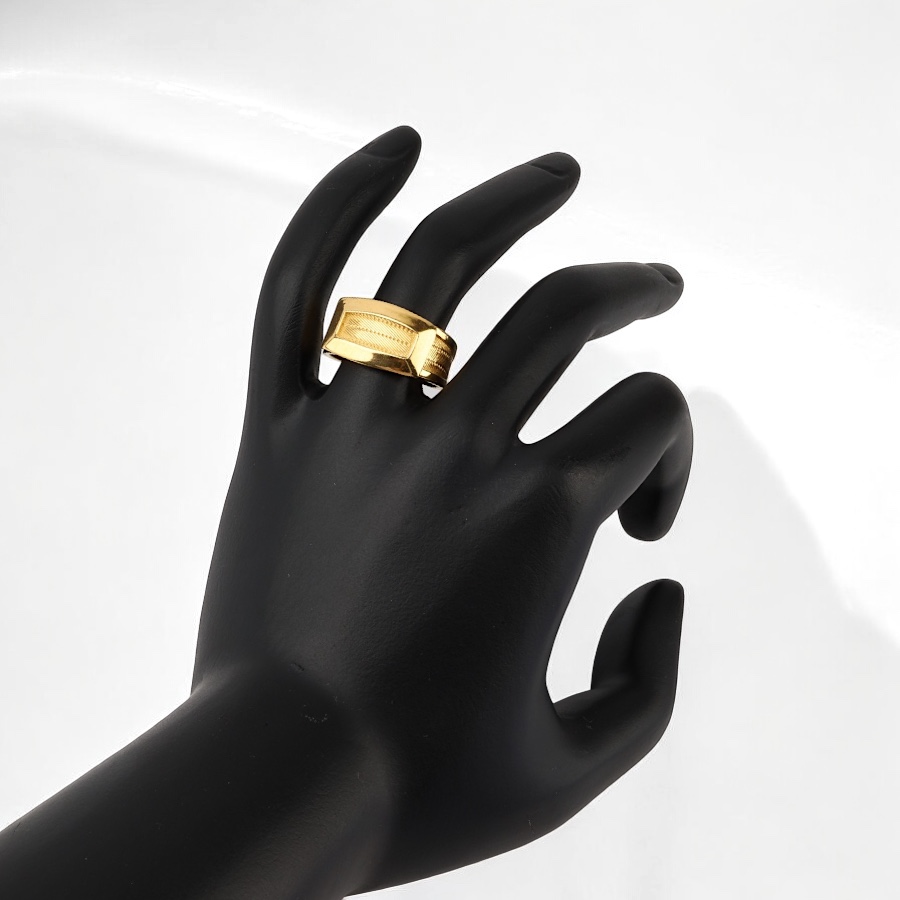 925 Sterling Trabzon Straw Silver Ring