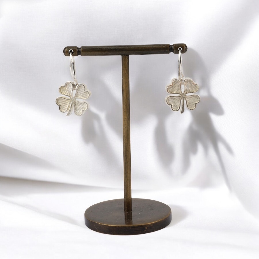 925 Sterling Silver Clover Women’s Earrings