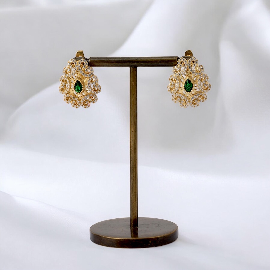 925 Sterling Silver Earrings with Stone Drops