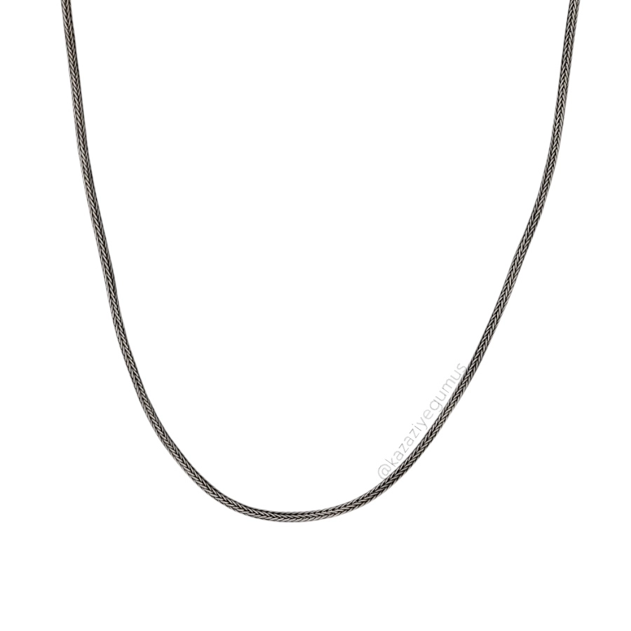 1000 Carat Kazaziye Oxidized Silver Necklace