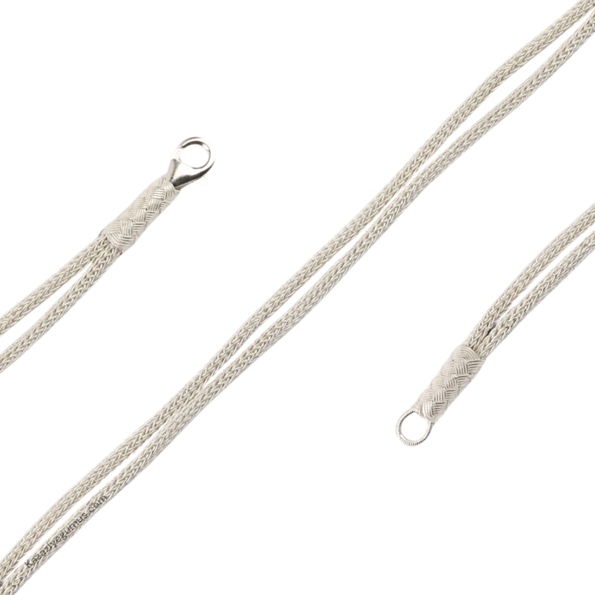 Kazaziye Silver Rope Bracelet