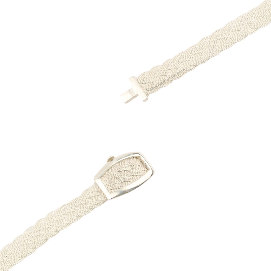 5 Row Classic Trabzon Wicker Silver Bracelet