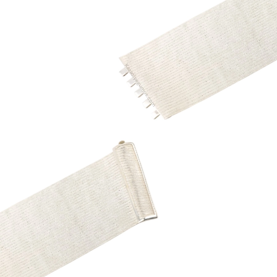 31 Row Classic Model Trabzon Wicker Silver Bracelet