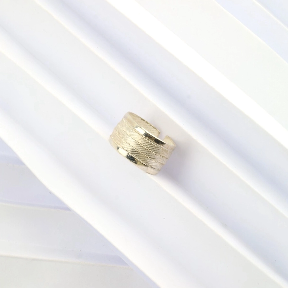 925 K Trabzon Hasırı Silver Ring