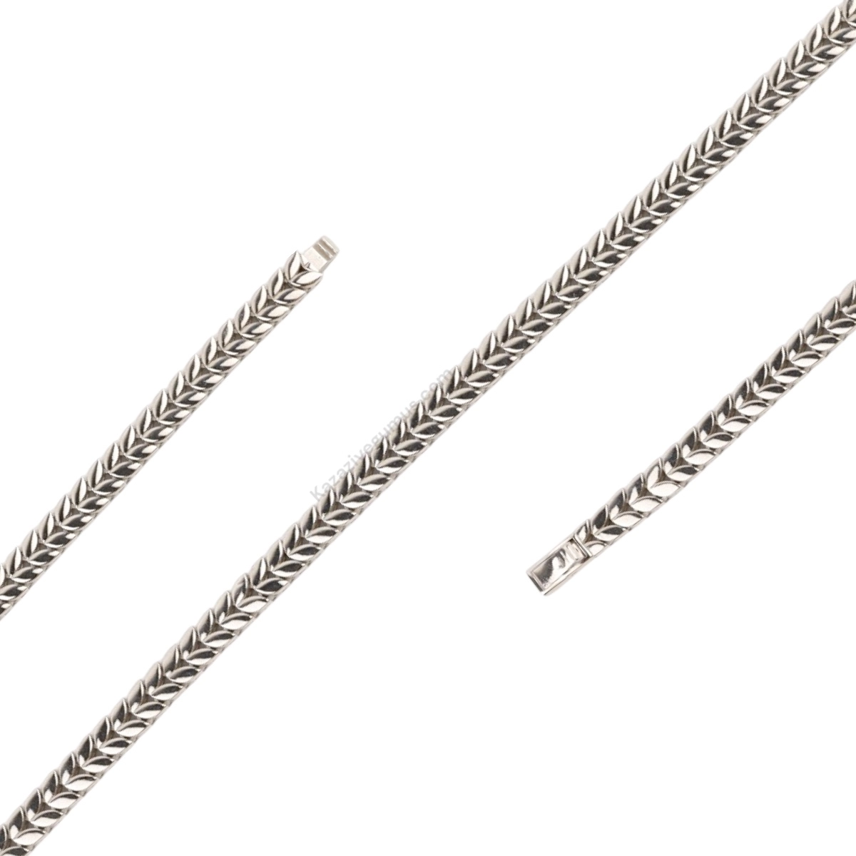 925 Sterling Wheat Model Imported Silver Bracelet