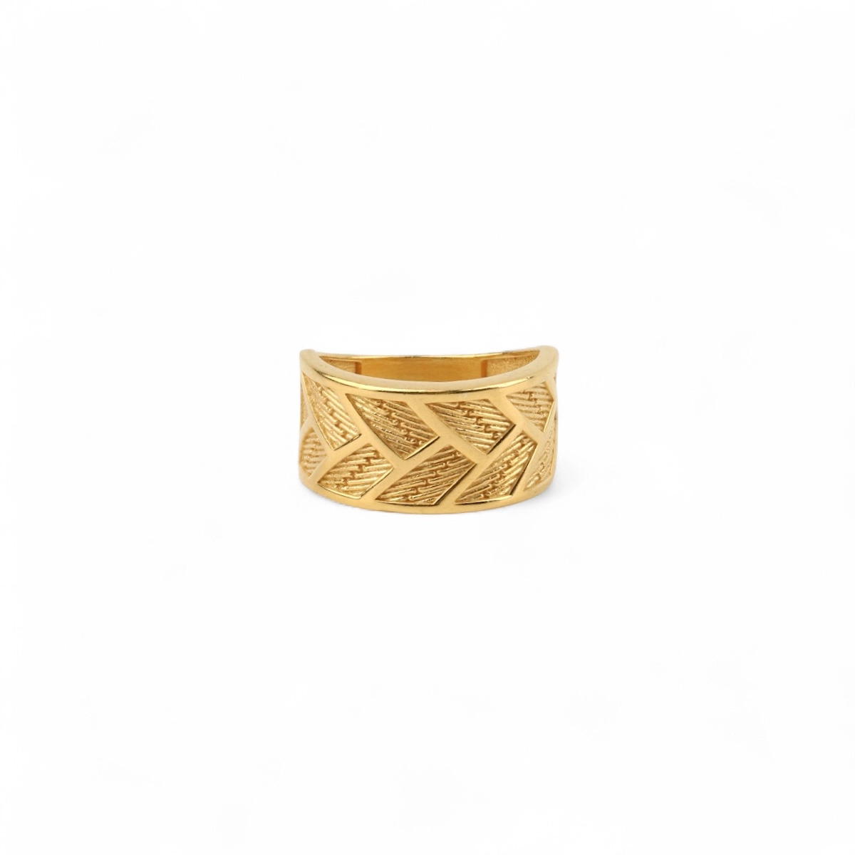 925 Sterling Trabzon Straw Silver Ring