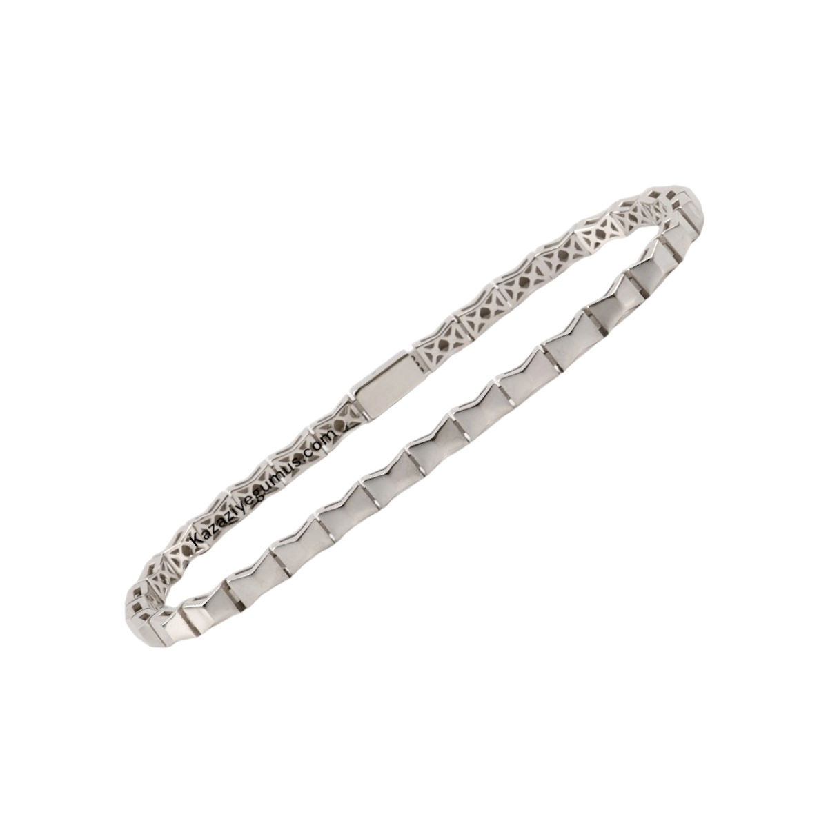 925 Sterling Silver Bowtie Model Imported Bracelet