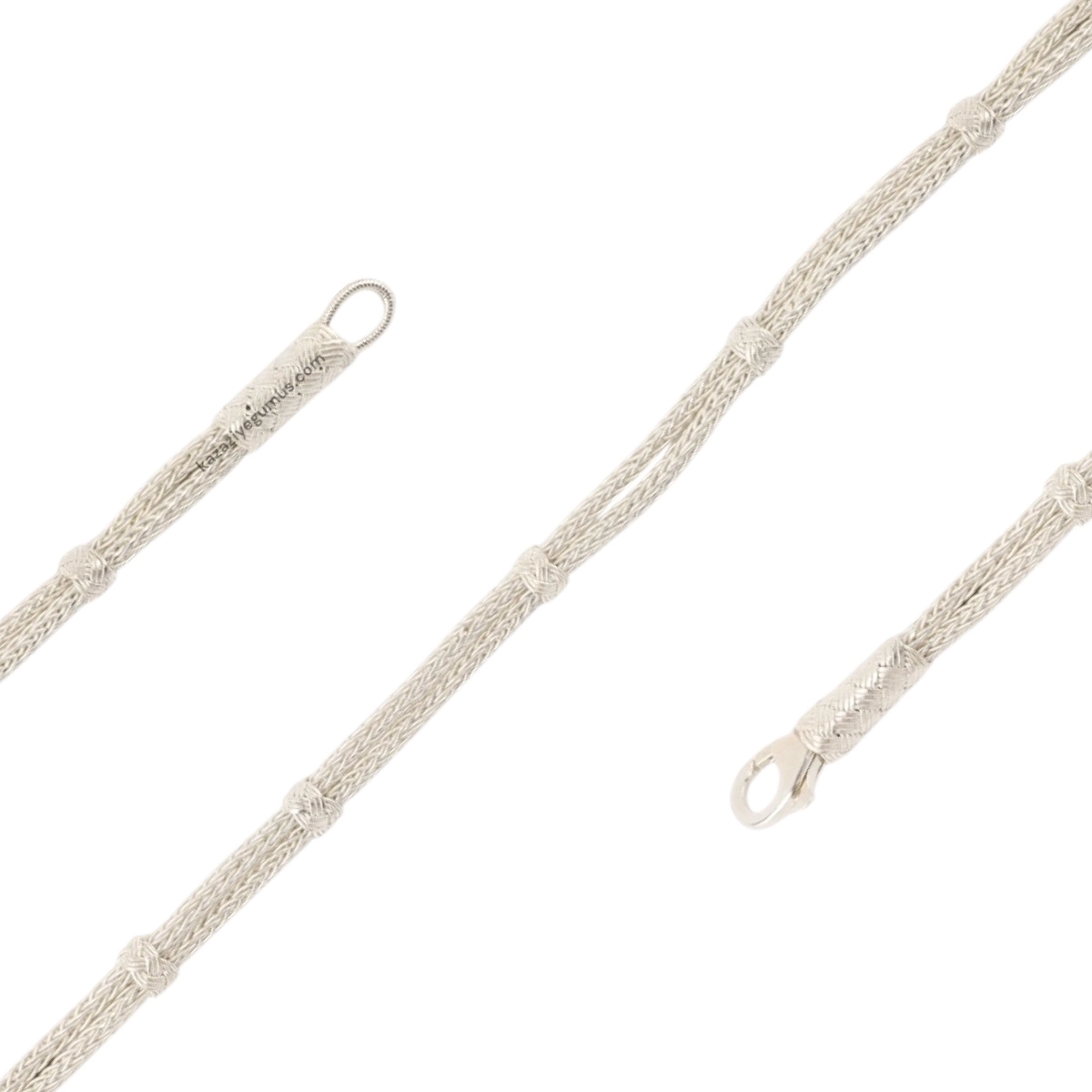 1000 Carat Kazaziye Silver Bracelet with Cicirik