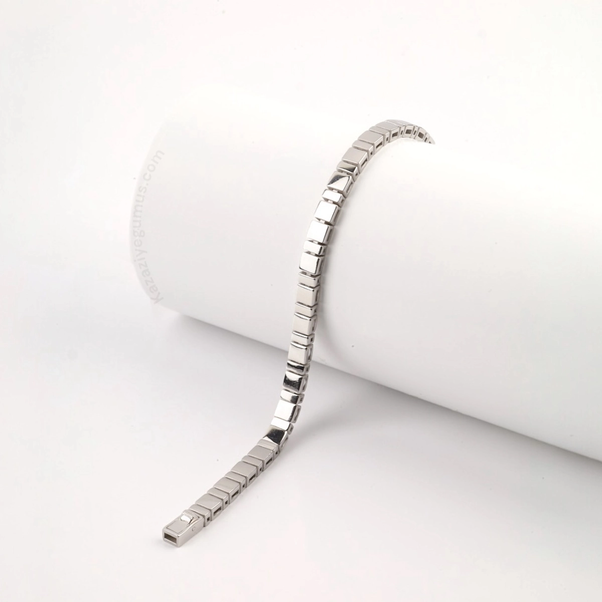 925 Sterling Cube Model Imported Silver Bracelet