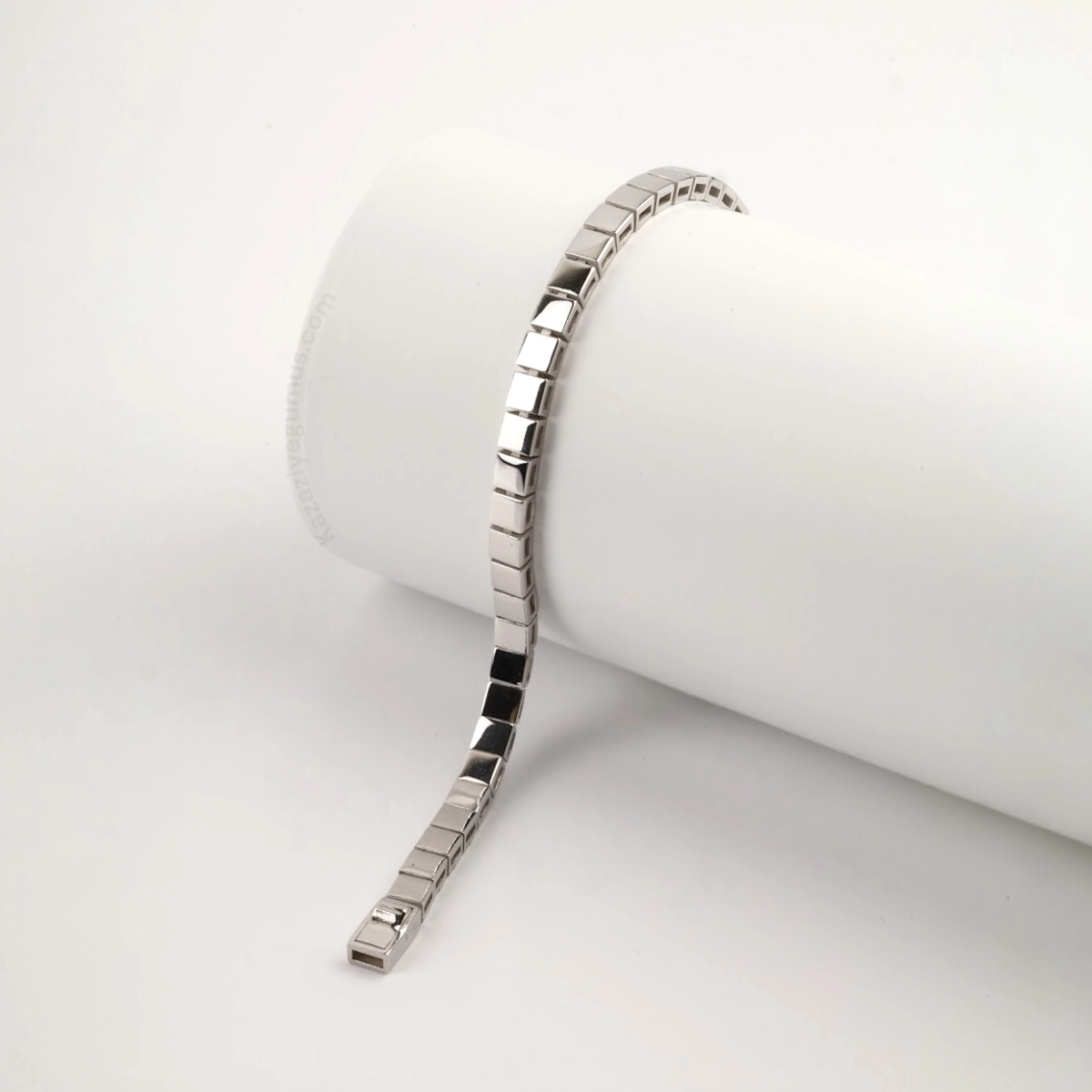 925 Sterling Cube Model Imported Silver Bracelet