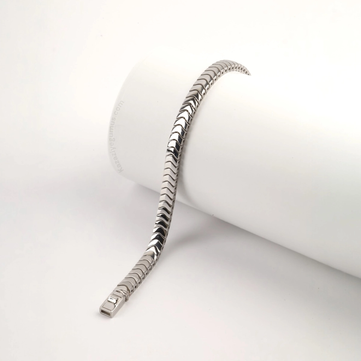 925 Sterling V Model Imported Silver Bracelet