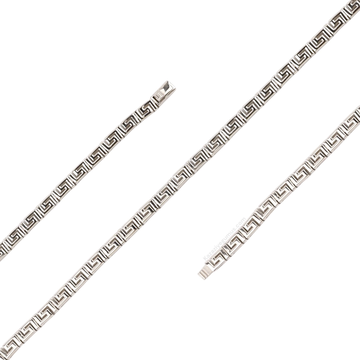 925 Sterling Labyrinth Imported Silver Bracelet