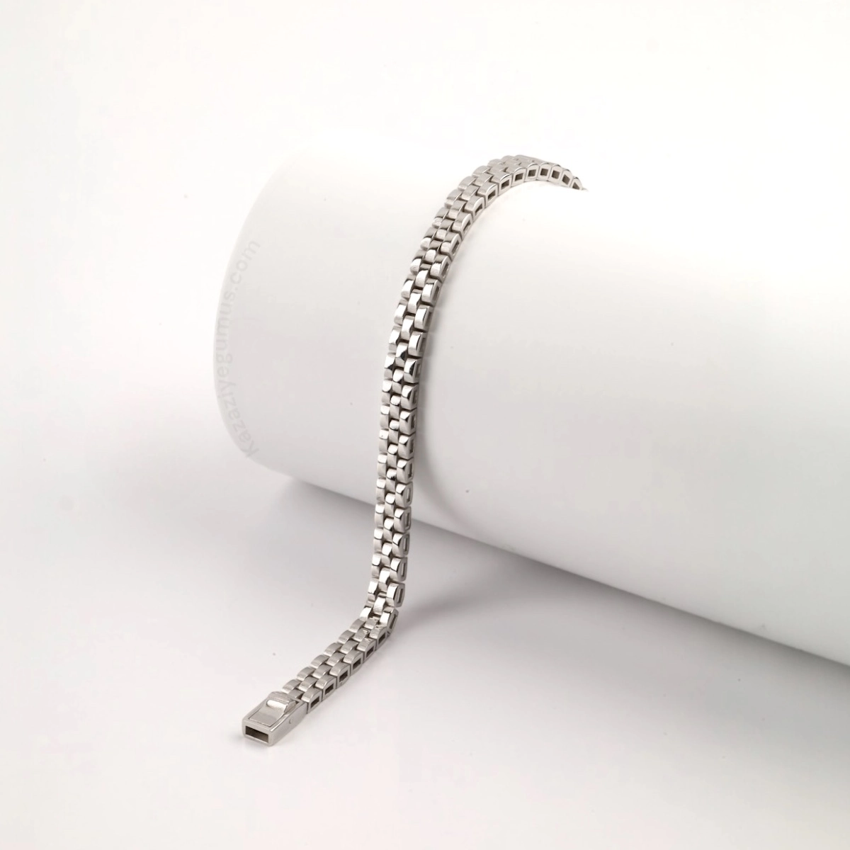 925 Sterling Silver Boucle Model Imported Bracelet