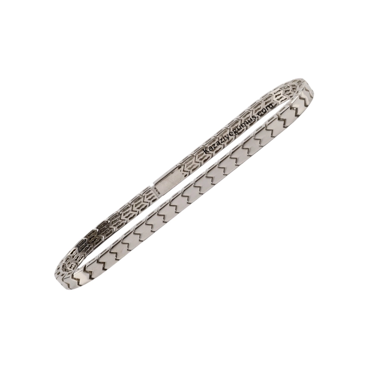 925 Sterling Silver Striped Imported Bracelet