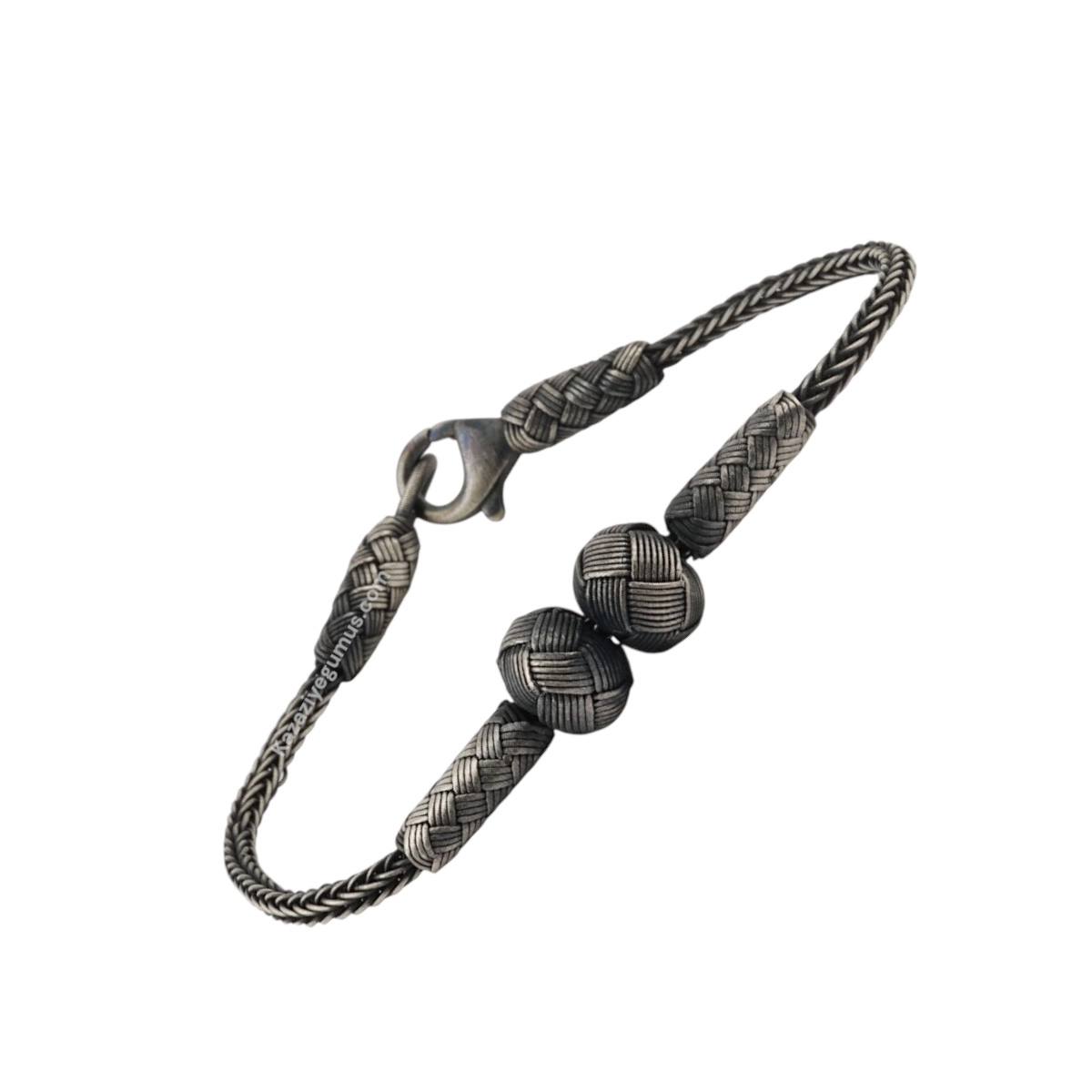 1000 Carat Kazaziye Four Ball White Bracelet
