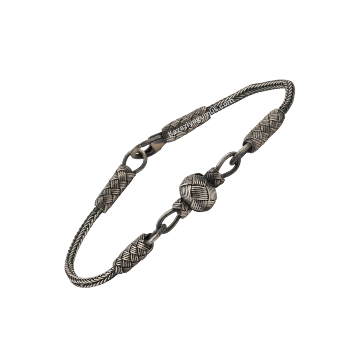 1000 Carat Kazaziye One-Piece Oxidized Bracelet