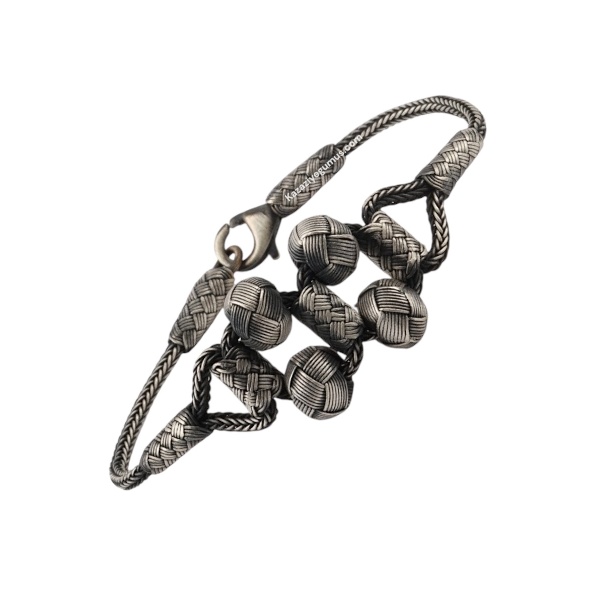 1000 Carat Kazaziye Four-Ball Oxidized Bracelet