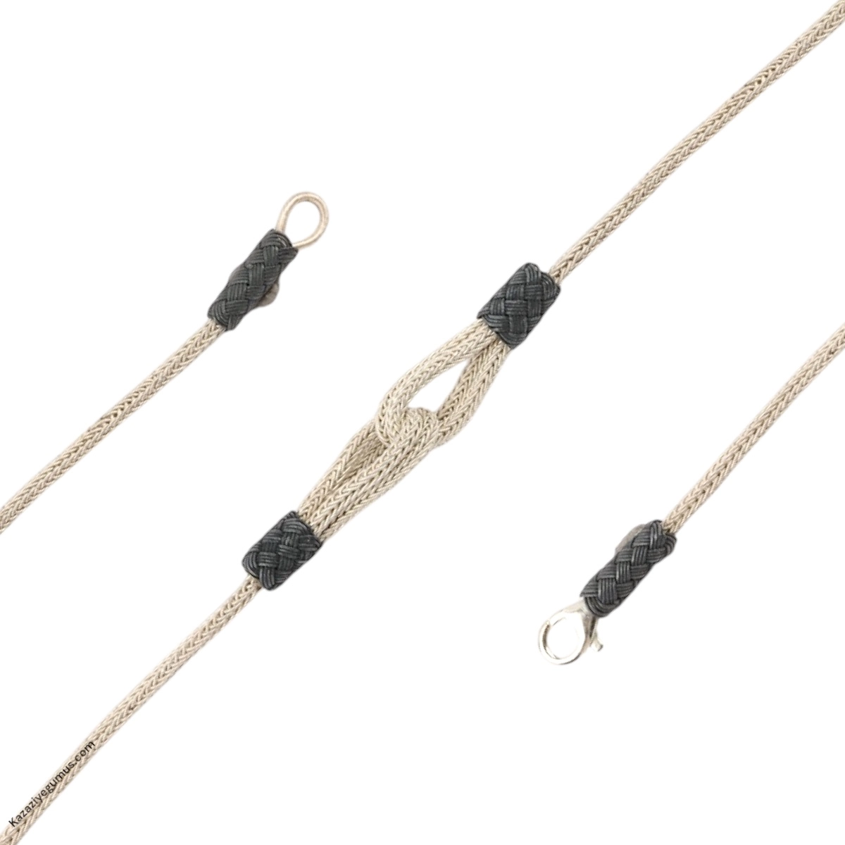 1000 Carat Black and White Love Model Bracelet