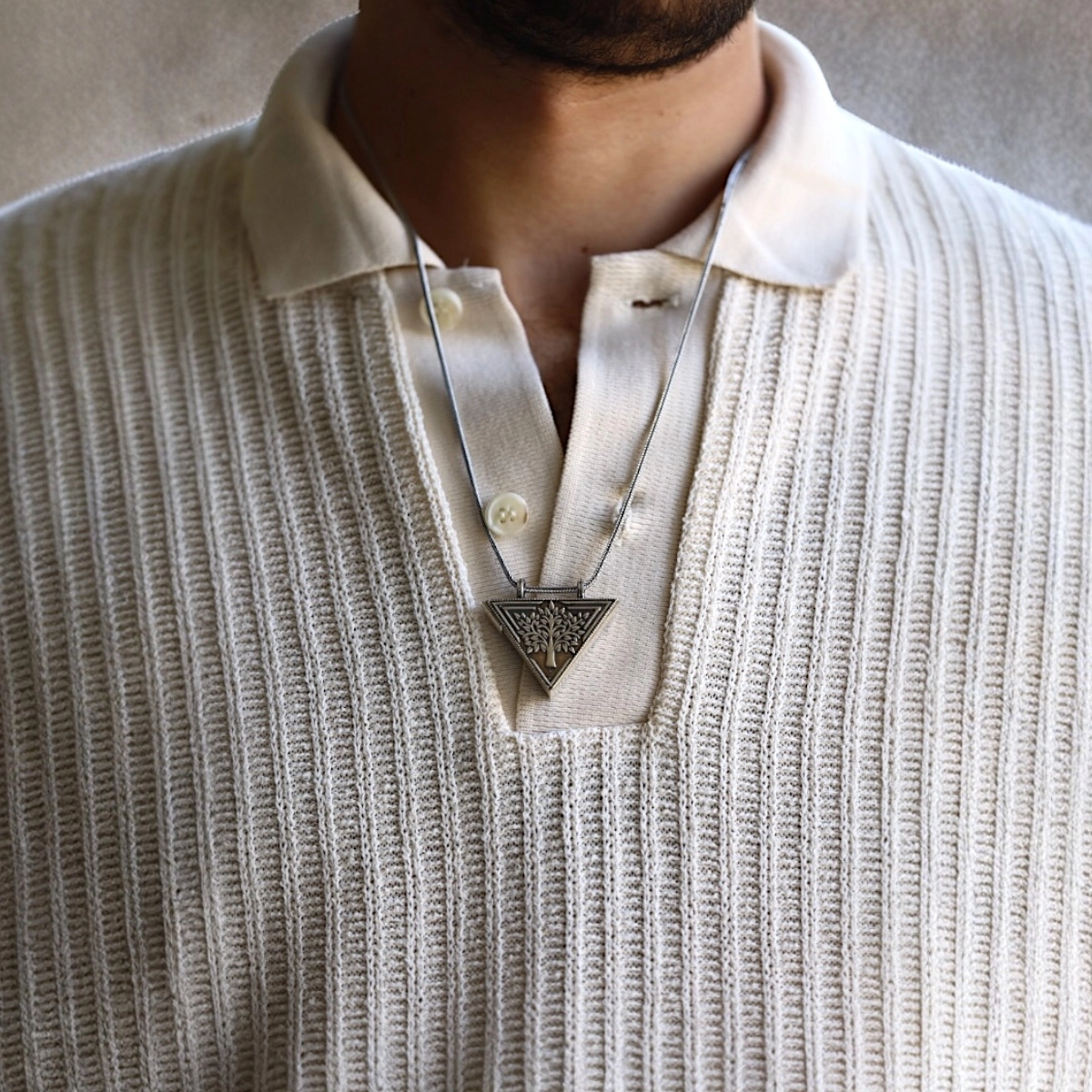 925 Sterling Silver Star and Crescent Necklace