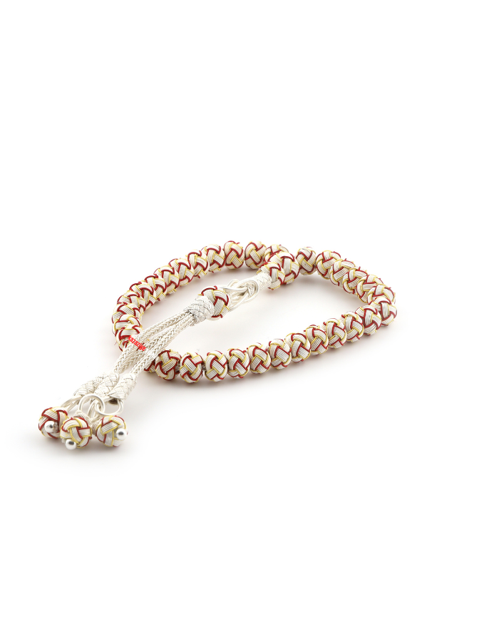 Kazaziye Silver Rosary White