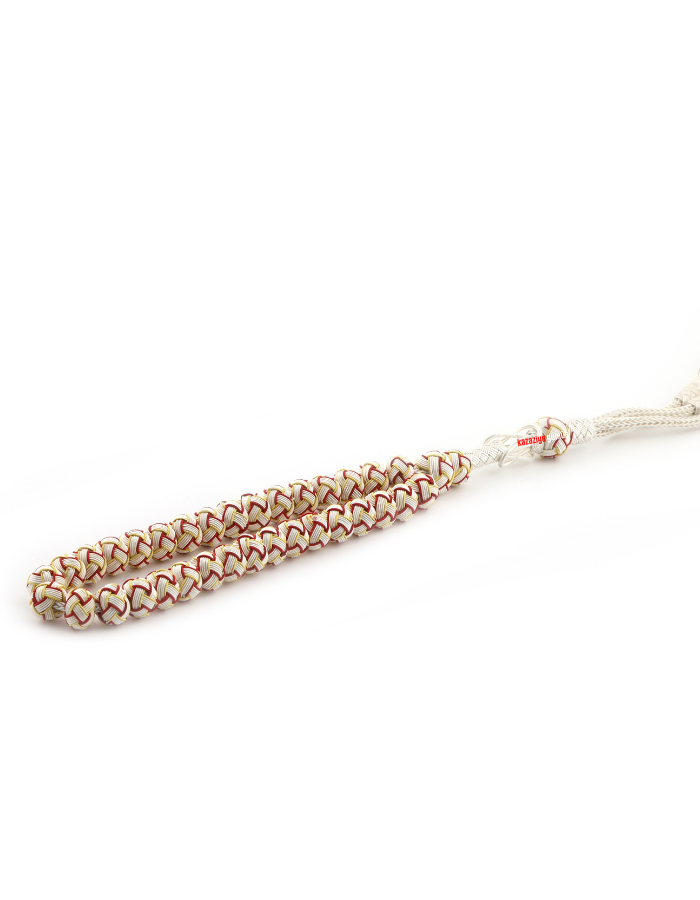 Kazaziye Silver Rosary White
