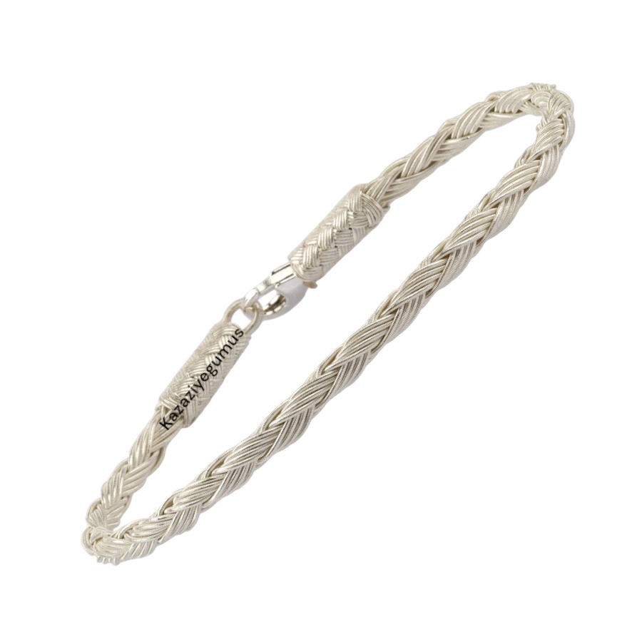 Kazaziye Unisex Silver Bracelet
