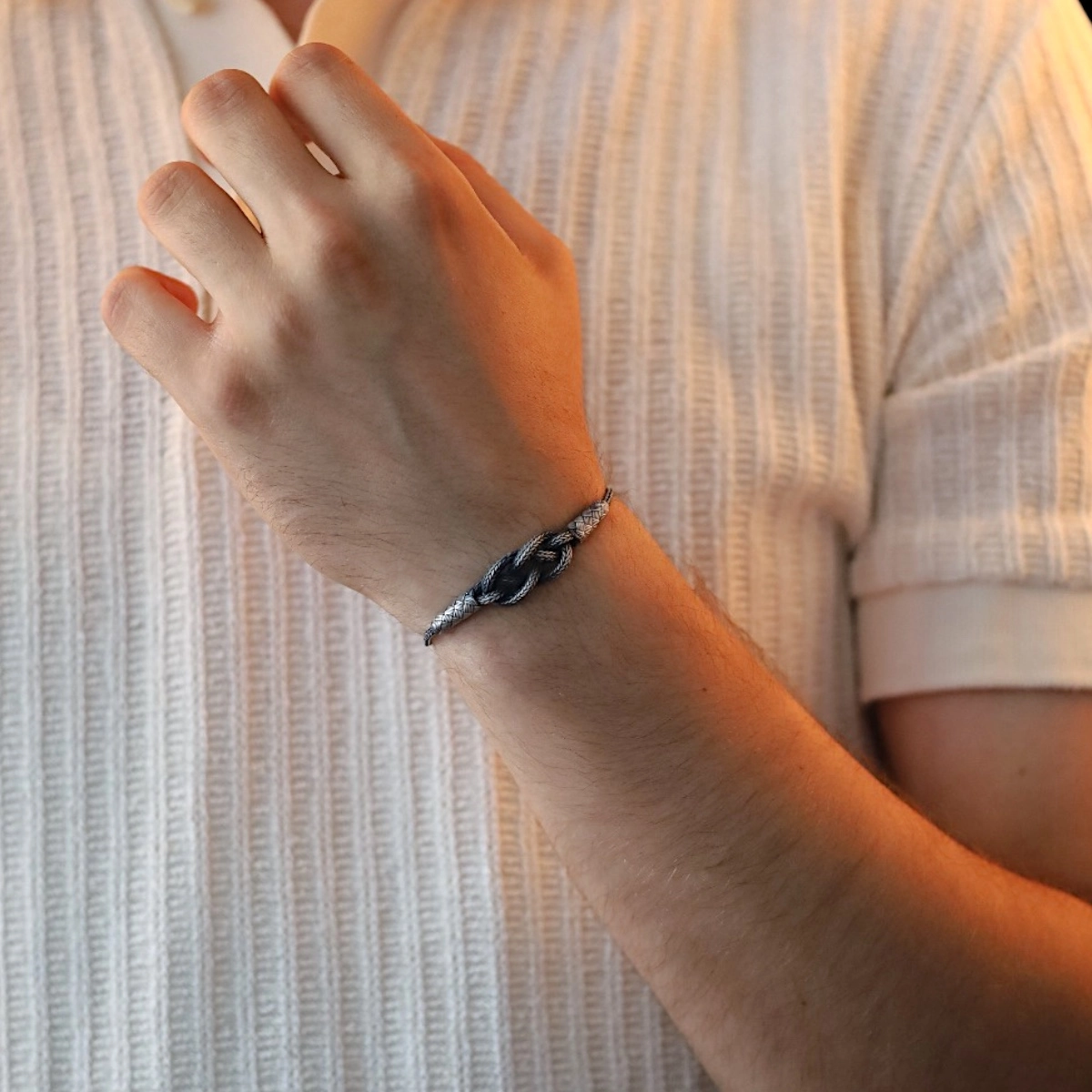 1000 Ayar Kazaziye Oksitli Şems Bileklik