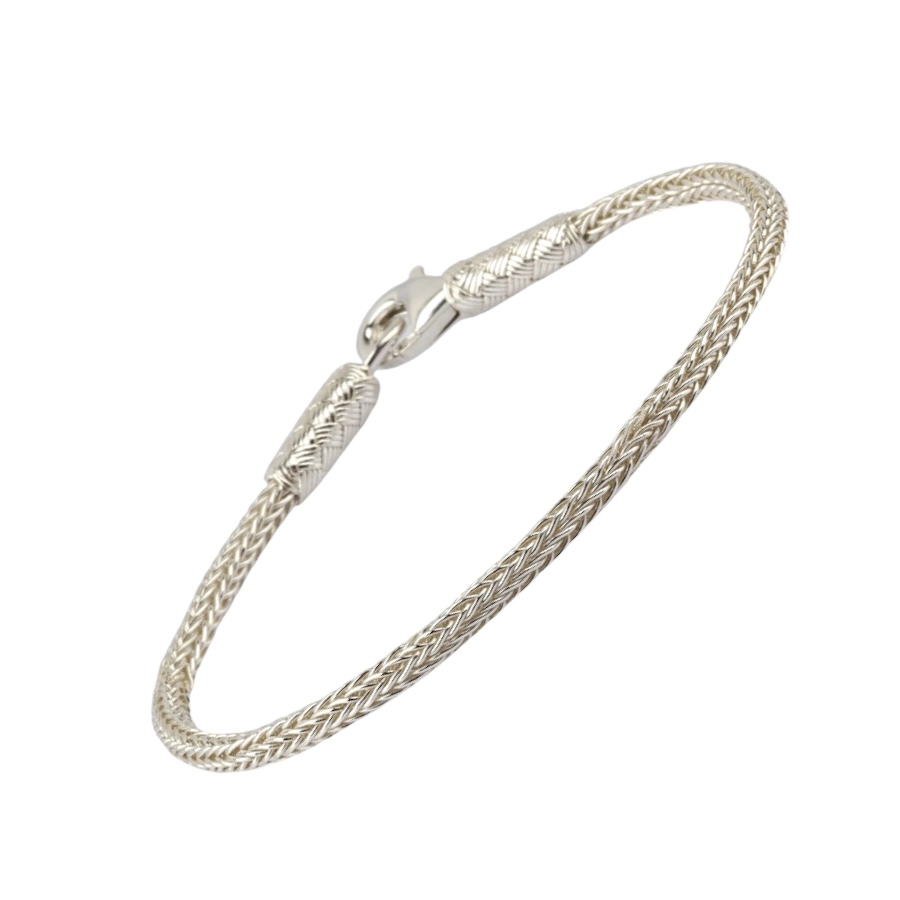 Kazaziye Silver Rope Bracelet