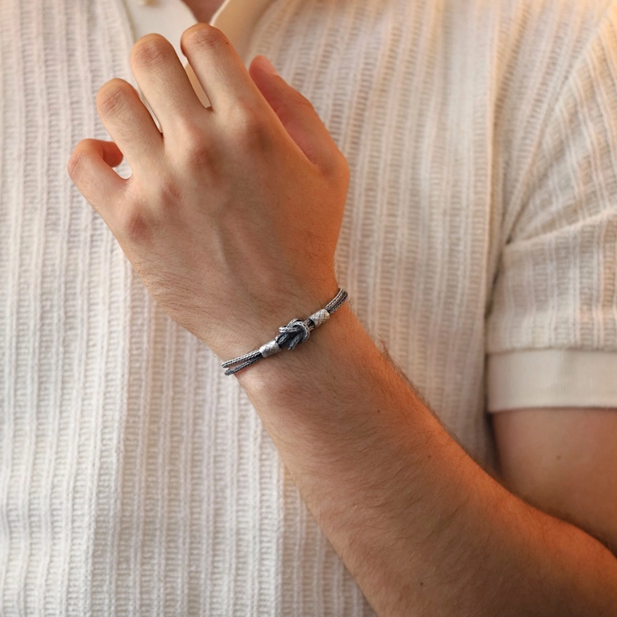 Sailor Knot Kazaziye Silver Bracelet