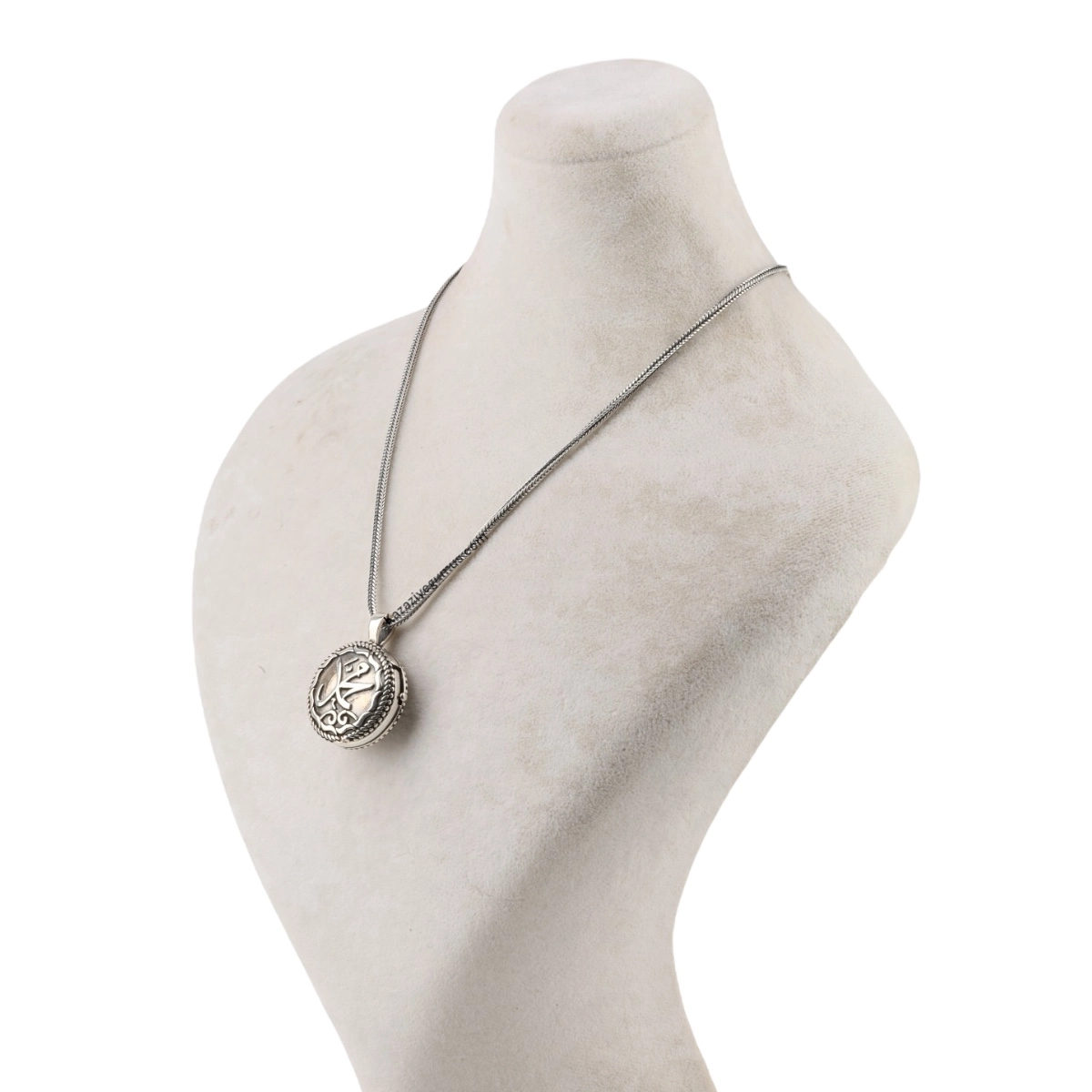 925 Sterling Silver Tughra Amulet Necklace