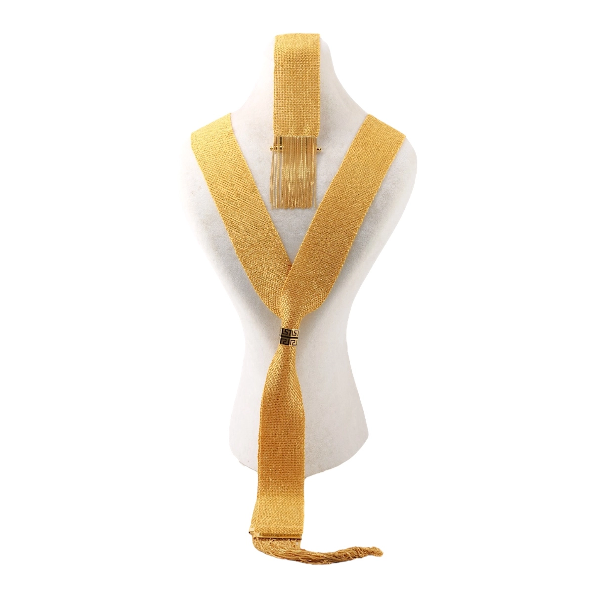 925 Ayar Altın Kaplama Kadın Gümüş Şal Set