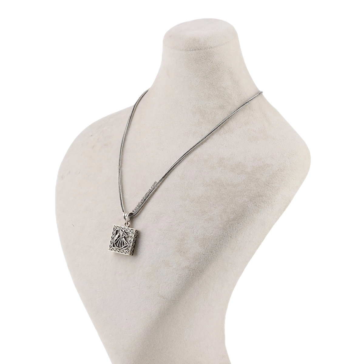 925 Sterling Cevşen Silver Necklace